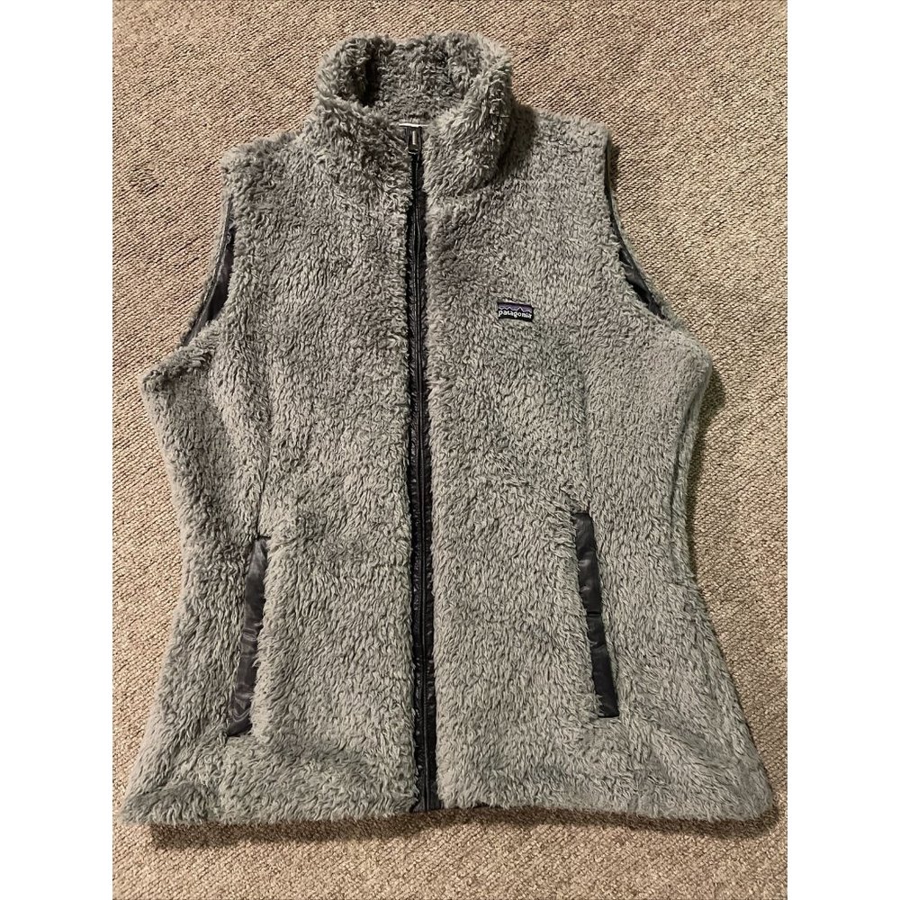Vintage Womens Small Patagonia Los Gatos Full Zip Deep Pile Reversible Vest